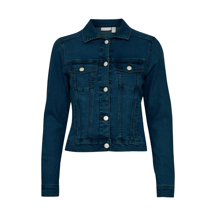 Fransa FXDENIMA Jakke 1 - Dark Blue Denim
