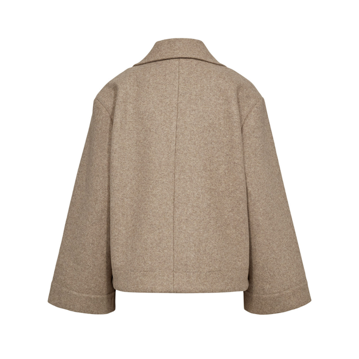 Nümph Nukimma Short Jakke - Sesame Melange