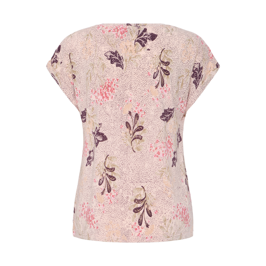 Fransa FRSEEN TEE 1 T-shirt - Serena Floral Pumicestone / Nature