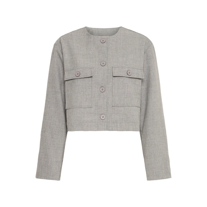 Fransa FRABIGAIL Blazer - asphalt melange