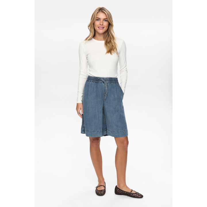 Nümph NUELIDA Shorts - Snow Washed Denim - Butik VIVI
