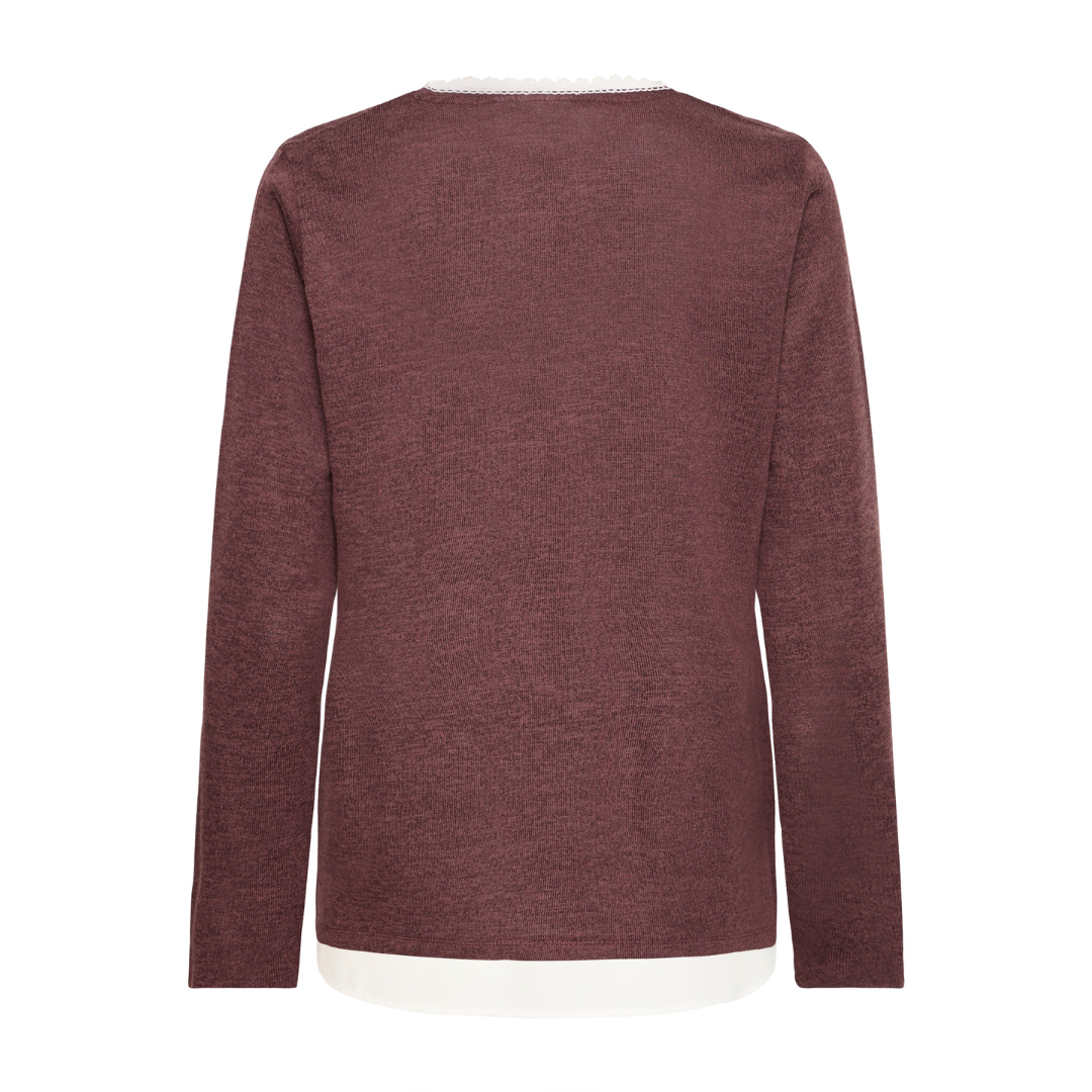 Fransa FRRIVER Pullover 1 - fudge melange