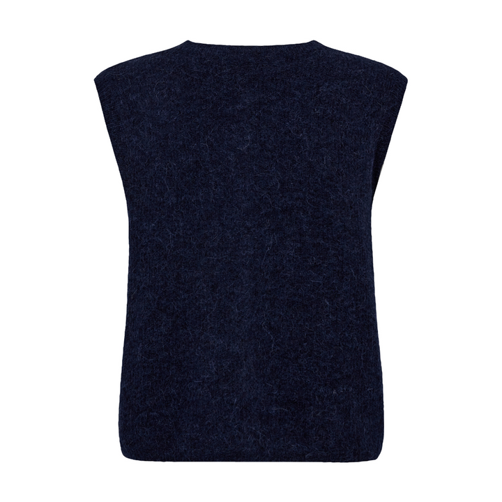 Mos Mosh MMAlmine Thora Knit Vest - Maritime Blue