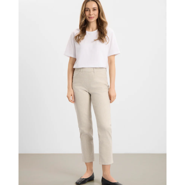 Laurie Hannah Regular Extra Short Length Bukser - Grey Sand Hemp - Butik VIVI