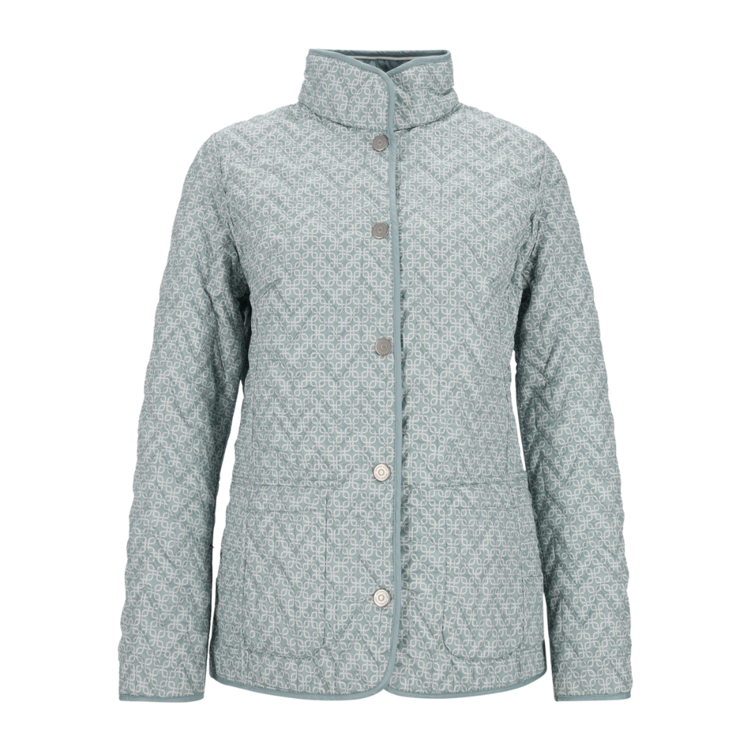 Barbara Lebek Vendbar Quiltet Jakke - Aqua Blue - Butik VIVI
