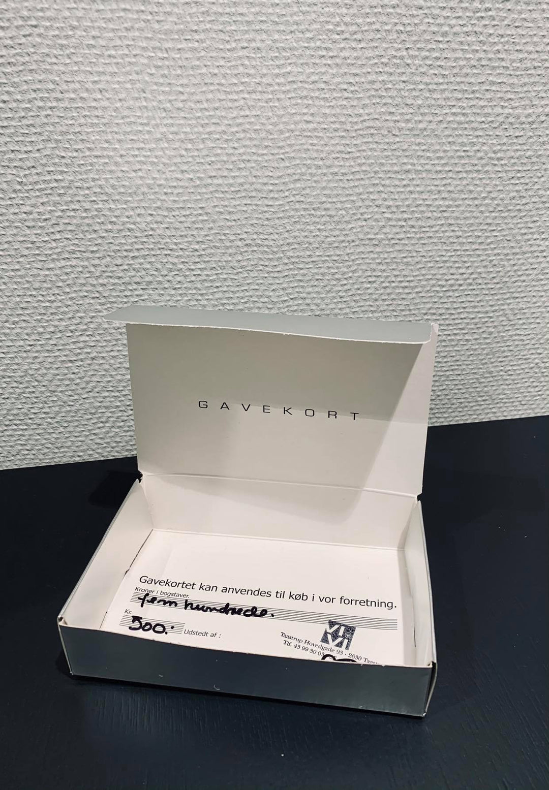 GAVEKORT - 500 KR. - Butik VIVI